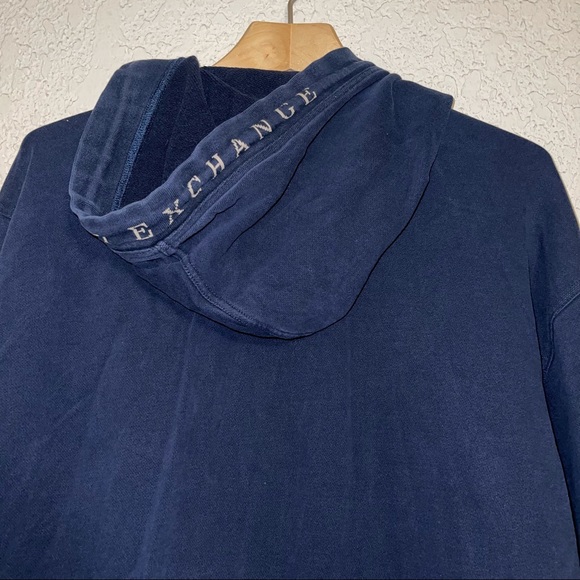 Armani Exchange navy blue hoodie size XL women - Picture 11 of 13
